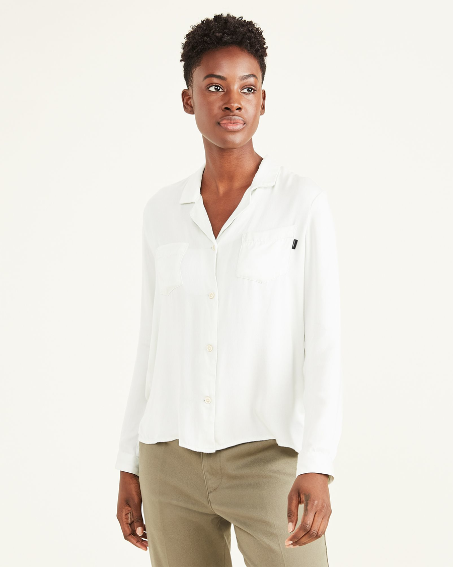 (image for) Exquisite Camp Collar Shirt, Classic Fit